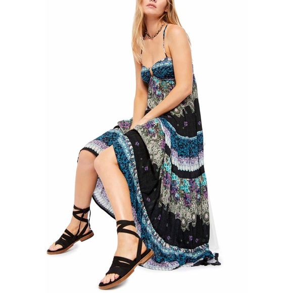 Free People Boho Give A Little Maxi - Size Medium - Picture 3 of 9